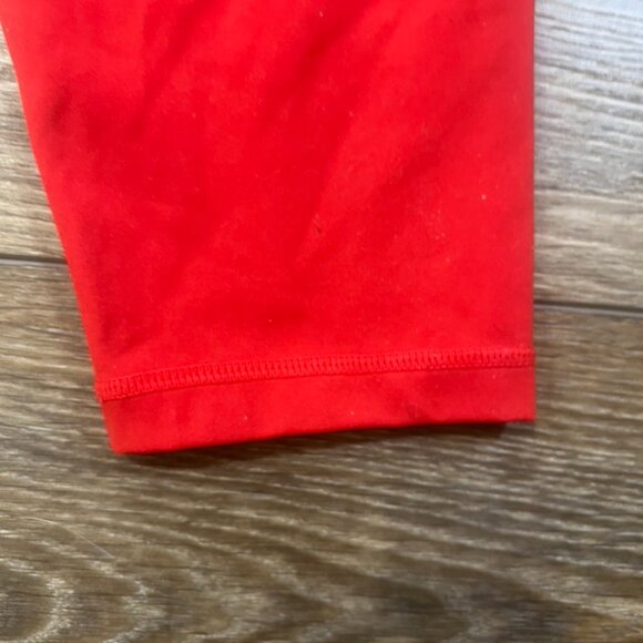 Sweaty Bettery Power Leggings 7/8 Length Red, Size L, 24" Inseam, Stretch - Picture 3 of 13